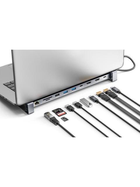 MANHATTAN HUB USB-C - DISPLAYPORT HDMI USB-A 3.0 USB-C 5 GBIT-S - Imagen 5