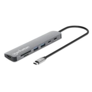 MANHATTAN HUB USB-C - HDMI USB-A 2.0 USB-C 5 GBIT-S