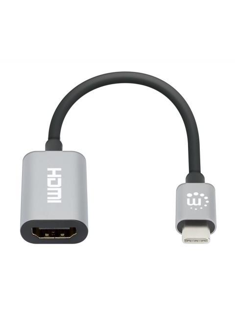 MANHATTAN HUB USB-C MACHO 1X HDMI 5 GBIT-S GRIS - Imagen 3