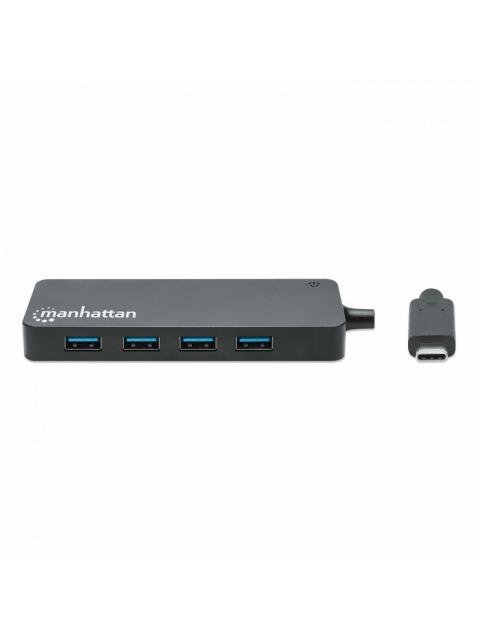 MANHATTAN HUB USB-C MACHO 7X USB-A 3.2 1X USB MICRO-B 5 GBIT-S NEGRO - Imagen 5