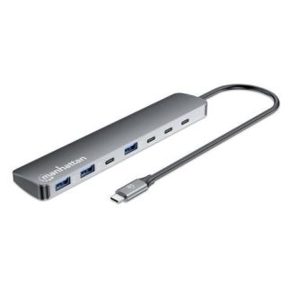 MANHATTAN HUB USB-C - USB-A 3.2 USB-C 10 GBIT-S