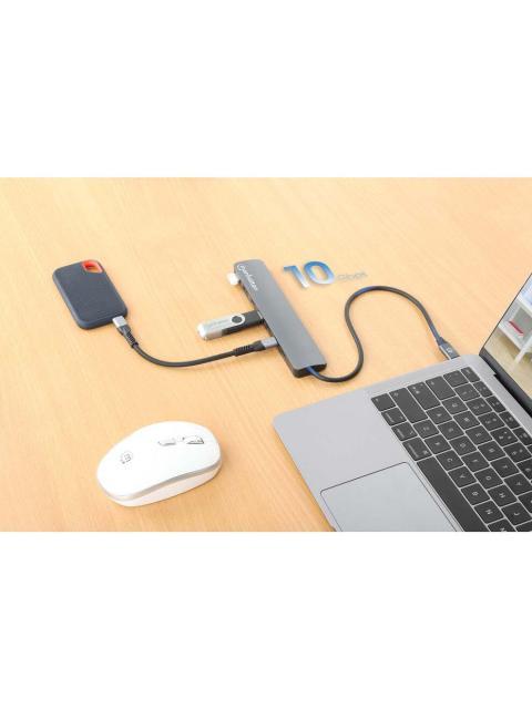 MANHATTAN HUB USB-C - USB-A 3.2 USB-C 10 GBIT-S - Imagen 2