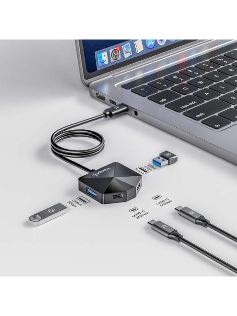 MANHATTAN HUB USB-C - USB-A 3.2 USB-C 5 GBIT-S - Imagen 2
