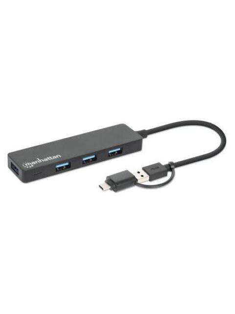 MANHATTAN HUB USB-C-USB-A - USB-A 3.1 5 GBIT-S - Imagen 4