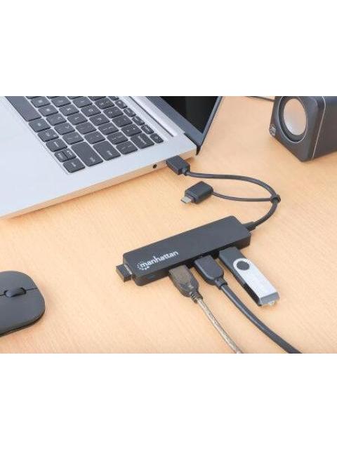 MANHATTAN HUB USB-C-USB-A - USB-A 3.1 5 GBIT-S - Imagen 5