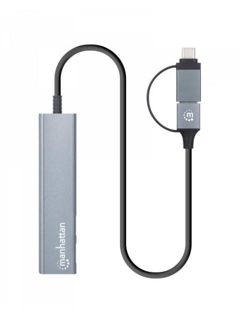MANHATTAN HUB USB-C-USB-A - USB-A 3.1 USB-C 5 GBIT-S - Imagen 4