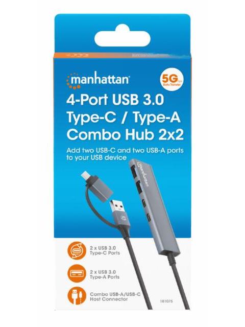 MANHATTAN HUB USB-C-USB-A - USB-A 3.1 USB-C 5 GBIT-S - Imagen 9