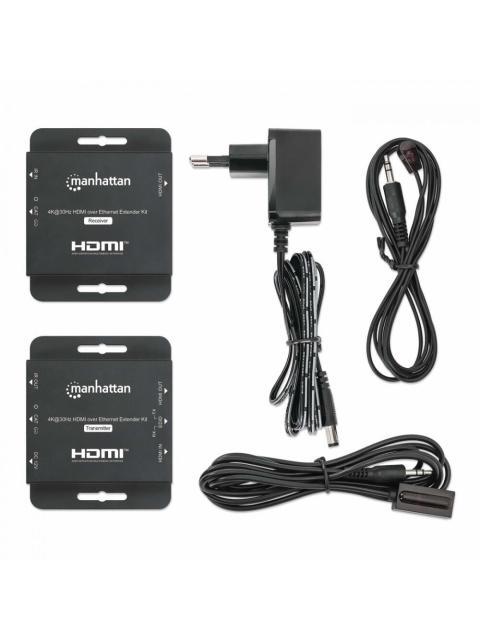 MANHATTAN KIT EXTENSOR DE VIDEO HDMI POR CABLE CAT6 HASTA 70 METROS - Imagen 7