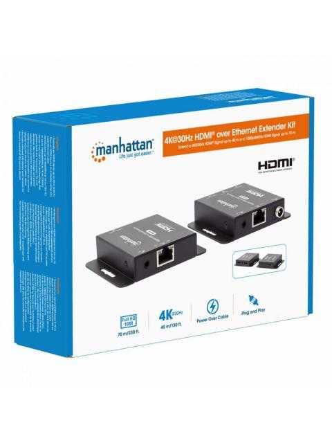 MANHATTAN KIT EXTENSOR DE VIDEO HDMI POR CABLE CAT6 HASTA 70 METROS - Imagen 9