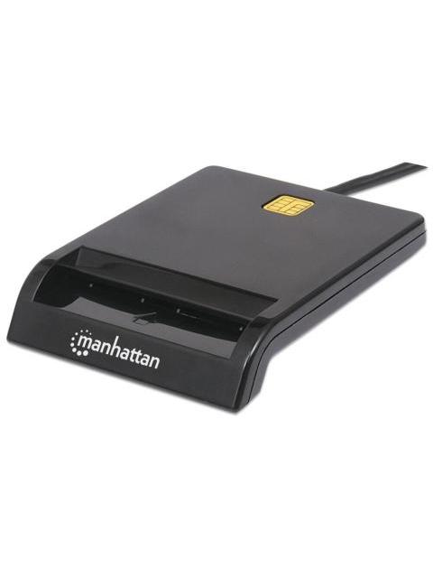 MANHATTAN LECTOR DE TARJETAS INTELIGENTES 102049 USB 2.0 NEGRO