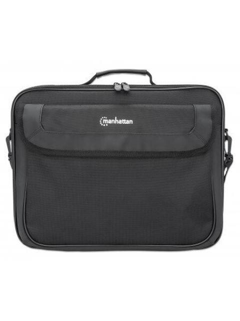 MANHATTAN MALETIN DE POLIESTER CAMBRIDGE CLAMSHELL PARA LAPTOP 15.6 NEGRO - Imagen 3