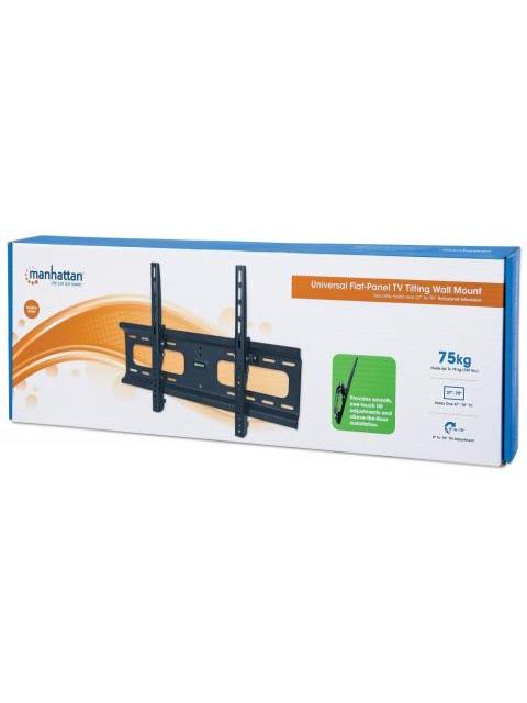 MANHATTAN MONTAJE EN PARED UNIVERSAL PARA PANTALLAS 37 A 70 MAX. 80KGS NEGRO - Imagen 7