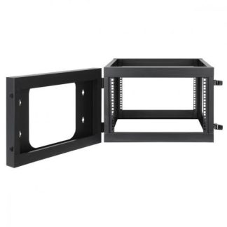 MANHATTAN RACK ABIERTO 19 PARA MONTAJE EN PARED HASTA 40KG 6U NEGRO