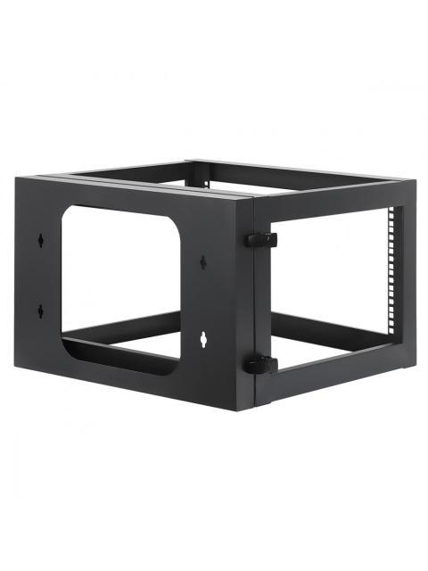 MANHATTAN RACK ABIERTO 19 PARA MONTAJE EN PARED HASTA 40KG 6U NEGRO - Imagen 4
