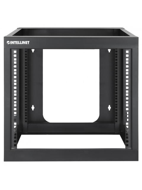 MANHATTAN RACK ABIERTO 19 PARA MONTAJE EN PARED HASTA 40KG 9U NEGRO - Imagen 5