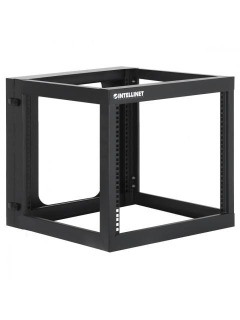 MANHATTAN RACK ABIERTO 19 PARA MONTAJE EN PARED HASTA 40KG 9U NEGRO - Imagen 6