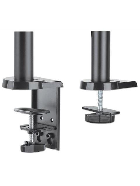 MANHATTAN SOPORTE DE ESCRITORIO 2 MONITORES 17 - 32 HASTA 8KG NEGRO - Imagen 2