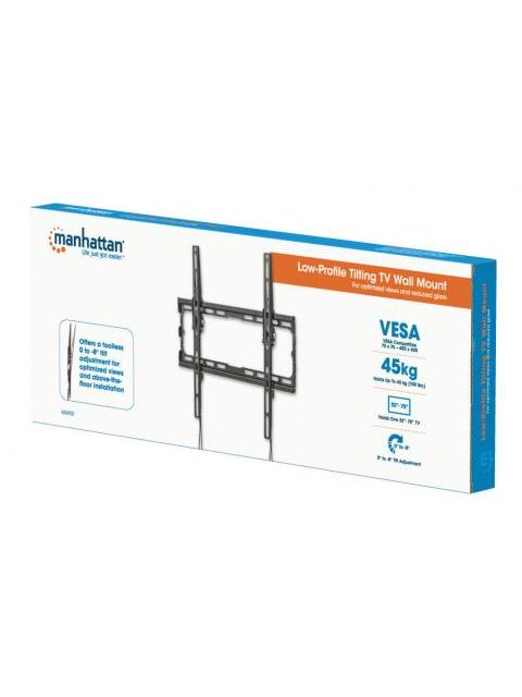 MANHATTAN SOPORTE DE PARED 462402 PARA PANTALLA 32 - 70 HASTA 48KG NEGRO - Imagen 7