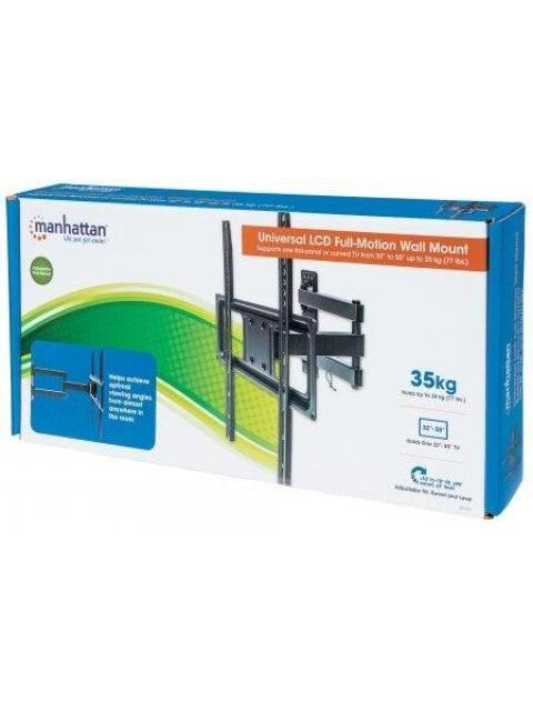 MANHATTAN SOPORTE DE PARED PARA PANTALLA 32 - 55 HASTA 35KG NEGRO - Imagen 4