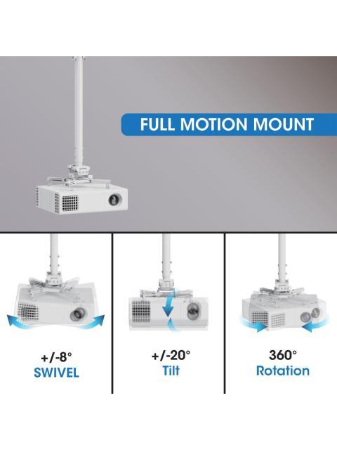 MANHATTAN SOPORTE DE TECHO PARA PROYECTOR 462686 HASTA 25KG - Imagen 6