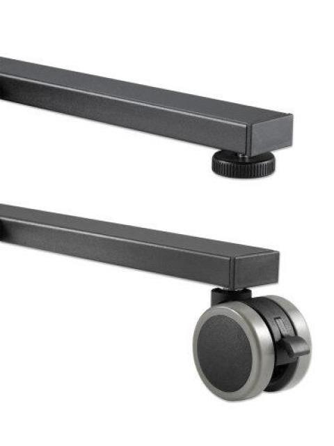 MANHATTAN SOPORTE MOVIL DE PISO 462068 PARA PANTALLA 34 - 55 HASTA 35KG NEGRO - Imagen 6