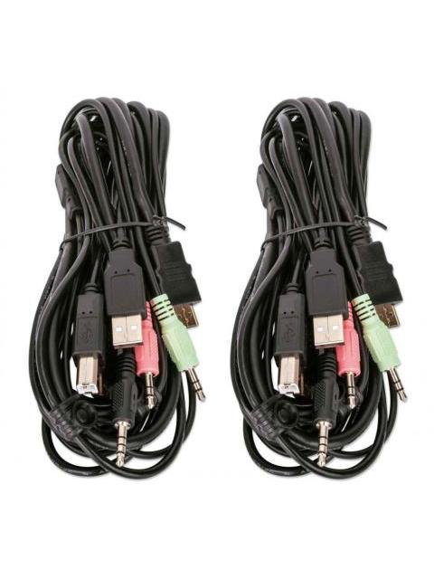 MANHATTAN SWITCH KVM 153522 2X USB 4X HDMI - Imagen 7