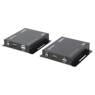 MANHATTAN TRANSMISOR Y RECEPTOR ALAMBRICO POR CABLE CAT6 ENTRADA 1 X RJ-45 1 X HDMI SALIDA 1 X RJ-45 1 X HDMI HASTA 120 METROS