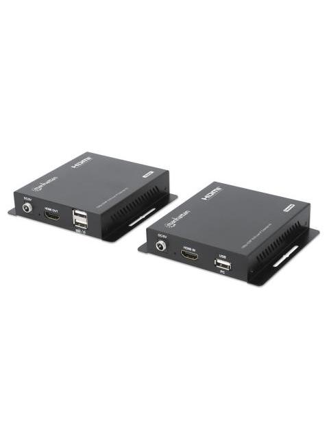MANHATTAN TRANSMISOR Y RECEPTOR ALAMBRICO POR CABLE CAT6 ENTRADA 1 X RJ-45 1 X HDMI SALIDA 1 X RJ-45 1 X HDMI HASTA 120 METROS