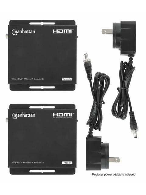 MANHATTAN TRANSMISOR Y RECEPTOR ALAMBRICO POR CABLE CAT6 ENTRADA 1 X RJ-45 1 X HDMI SALIDA 1 X RJ-45 1 X HDMI HASTA 120 METROS - Imagen 7