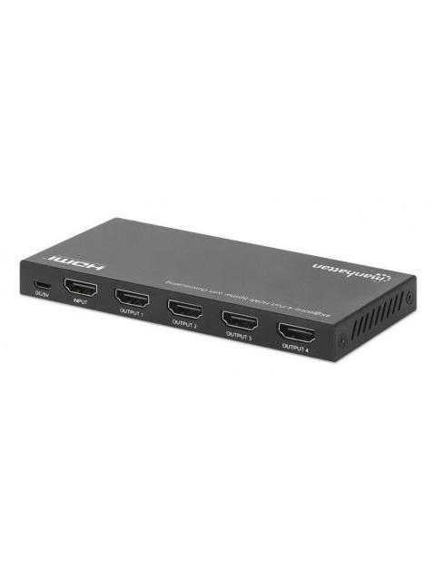 MANHATTAN VIDEO SPLITTER HDMI 4 PUERTOS NEGRO - Imagen 4