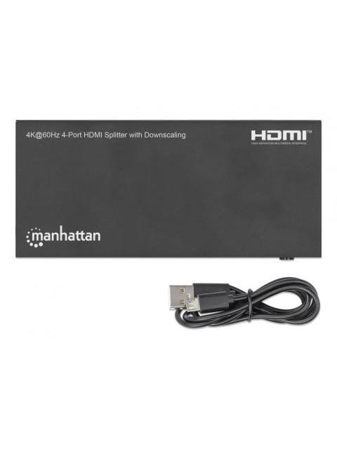 MANHATTAN VIDEO SPLITTER HDMI 4 PUERTOS NEGRO - Imagen 7