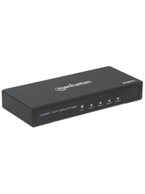 MANHATTAN VIDEO SPLITTER HDMI 4X HDMI NEGRO - Imagen 2