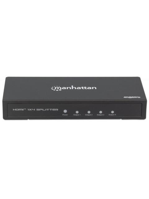 MANHATTAN VIDEO SPLITTER HDMI 4X HDMI NEGRO - Imagen 3