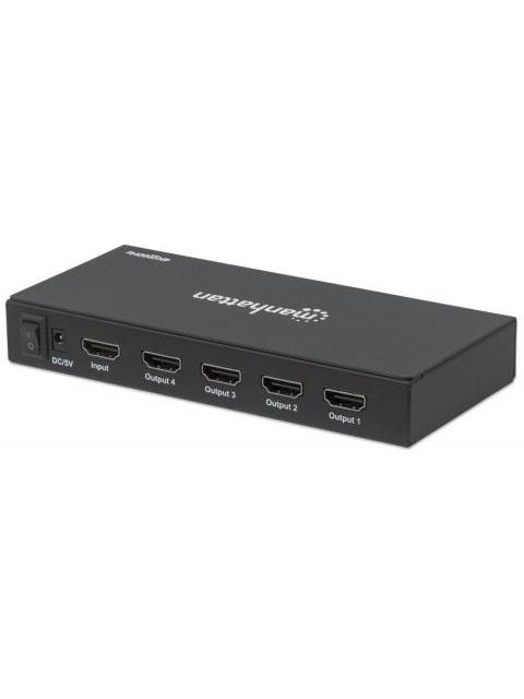 MANHATTAN VIDEO SPLITTER HDMI 4X HDMI NEGRO - Imagen 5