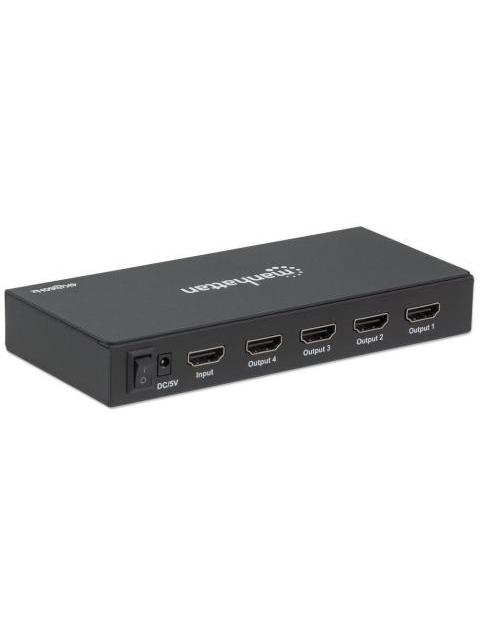 MANHATTAN VIDEO SPLITTER HDMI 4X HDMI NEGRO - Imagen 6