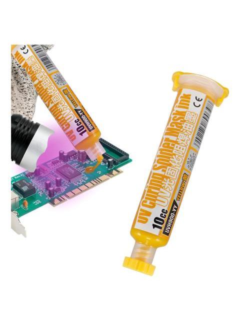 MASCARA UV PARA PCB PINTURA ANTISOLDANTE DE PRECISION AMARILLO  UVH900LY