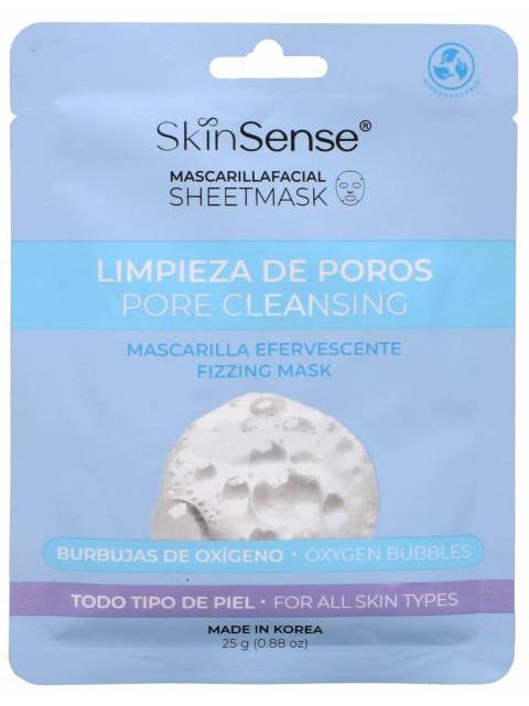 MASCARILLA FACIAL BURBUJAS DE OXIGENO 25 G SKIN SENSE