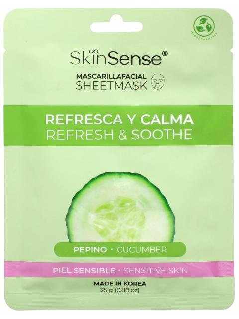 MASCARILLA FACIAL PEPINO 25 G SKIN SENSE