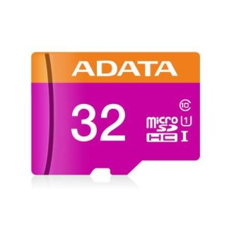 MEMORIA FLASH ADATA AUSDH32GUICL10-RA1 32GB MICROSDHC UHS-I CLASE 10 CON ADAPTADOR