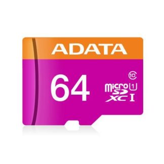 MEMORIA FLASH ADATA PREMIER 64GB MICROSDXC UHS-I CLASE 10 CON ADAPTADOR