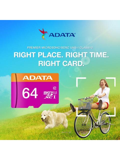 MEMORIA FLASH ADATA PREMIER 64GB MICROSDXC UHS-I CLASE 10 CON ADAPTADOR - Imagen 4