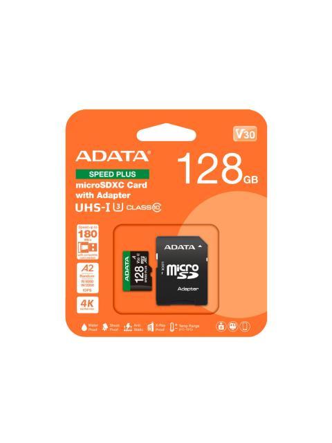 MEMORIA FLASH ADATA SPEED PLUS 128GB MICROSDXC UHS-III CLASE 10 CON ADAPTADOR - Imagen 9