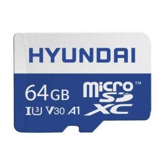 MEMORIA FLASH HYUNDAI U3 64GB MICROSDXC UHS-I CLASE 10 CON ADAPTADOR