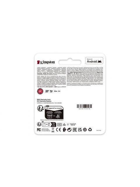 MEMORIA FLASH KINGSTON CANVAS GO! PLUS 1TB MICROSD UHS-I CLASE 10 CON ADAPTADOR - Imagen 6