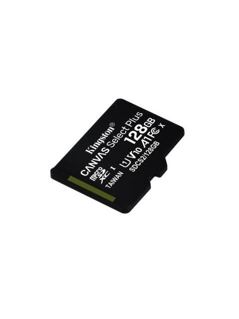 MEMORIA FLASH KINGSTON CANVAS SELECT PLUS 128GB MICROSDXC UHS-I CLASE 10 CON ADAPTADOR - Imagen 2