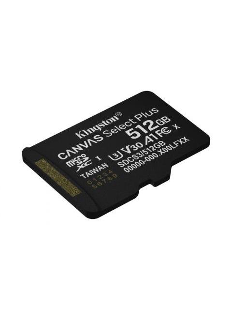 MEMORIA FLASH KINGSTON CANVAS SELECT PLUS 512GB MICROSDXC UHS-I CLASE 10 - Imagen 2