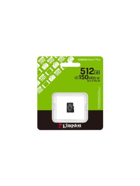MEMORIA FLASH KINGSTON CANVAS SELECT PLUS 512GB MICROSDXC UHS-I CLASE 10 - Imagen 3