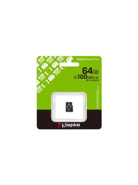 MEMORIA FLASH KINGSTON CANVAS SELECT PLUS 64GB MICROSDXC UHS-I CLASE 10 - Imagen 3