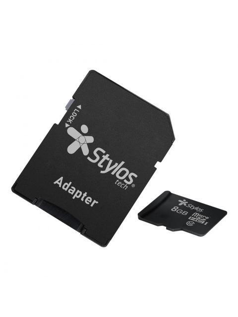 MEMORIA FLASH STYLOS 8GB MICROSD CLASE 4 CON ADAPTADOR - Imagen 3