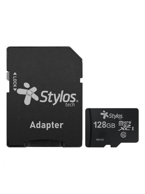 MEMORIA FLASH STYLOS STMS1281B 128GB MICROSDHC CLASE 10